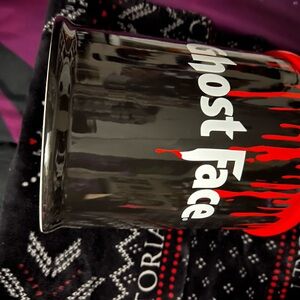 Ghost Face Black and Red Mug